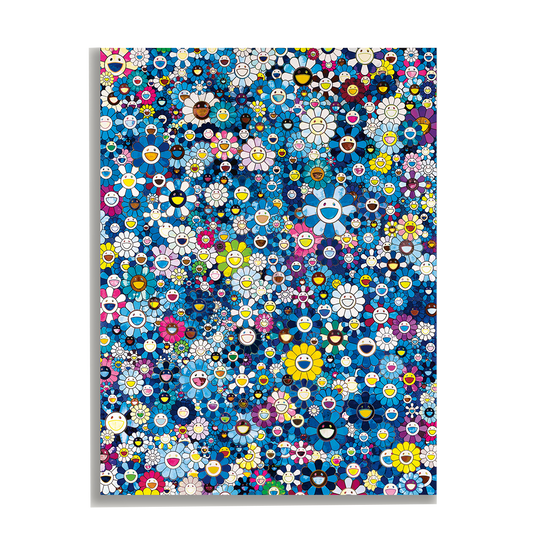 BLUE MURAKAMI CANVAS PRINT