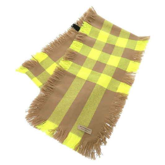 Burberry yellow Wool Shawl (Pre-Owned)