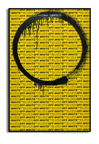 Moldura de parede oca Takashi Murakami x Virgil Abloh