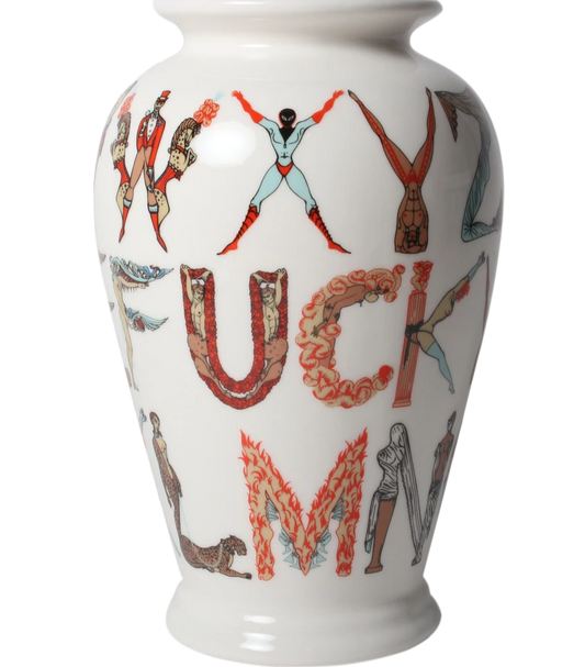 ALPHABET VASE