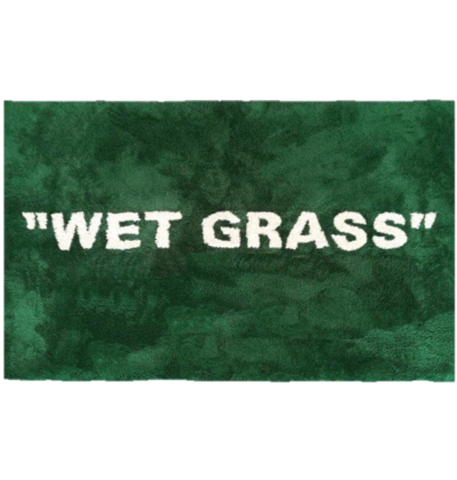 "WET GRASS" RUG