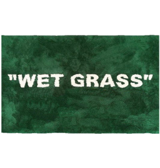 "WET GRASS" RUG